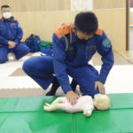 救急救命訓練を行いました。