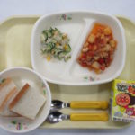 ポークビーンズに漬けて