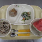 暑さに負けずに