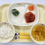 本日の給食と放課後の今週のおやつ