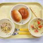 本日の給食と今週のおやつ