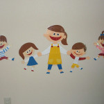 児童デイ弁天町　壁の装飾物１